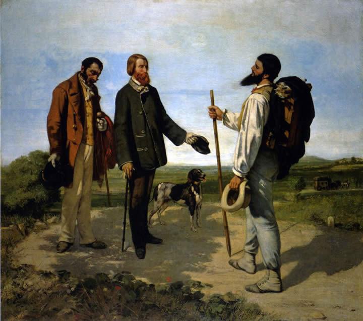 Gustave Courbet Bonjour_ Monsieur Courbet